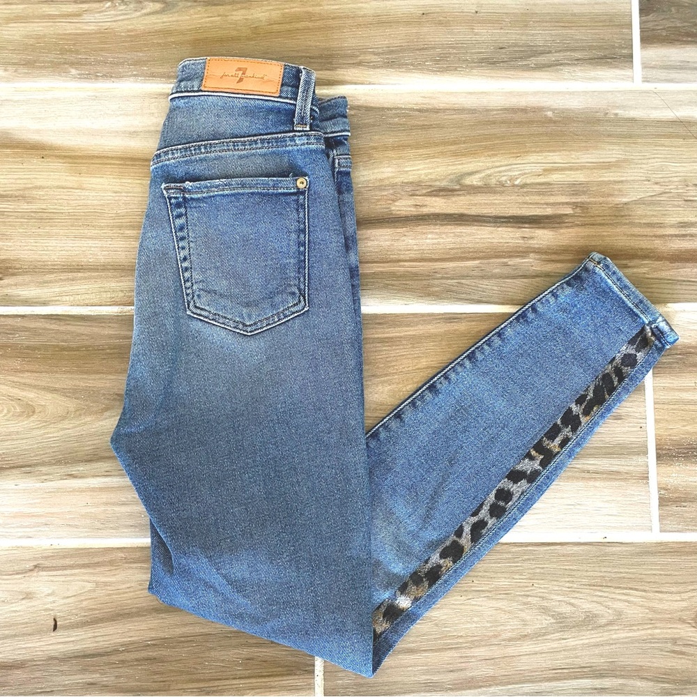 7 For All Mankind High Waist Ankle Skinny | 24